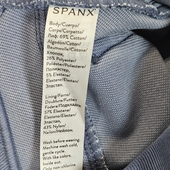 Spanx Jeggings Womens Medium Blue Casual Activewear‎ Soft Comfortable Leggings - Picture 3 of 15